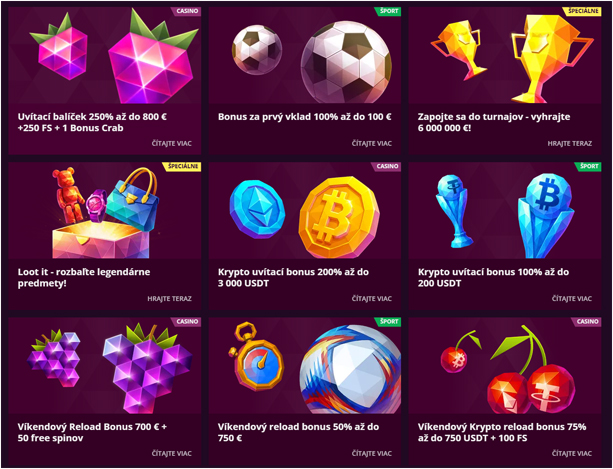 Malina Casino Promos Small