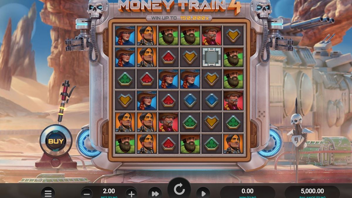 Money Train 4 základná obrazovka 1