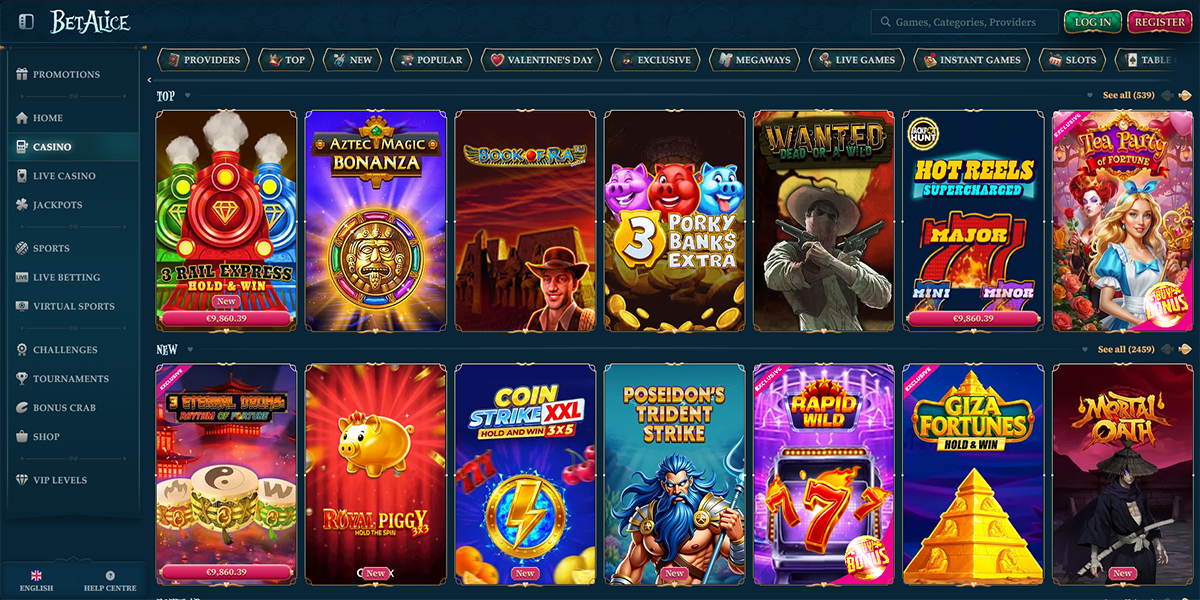 Bet-Alice-Slot-Games