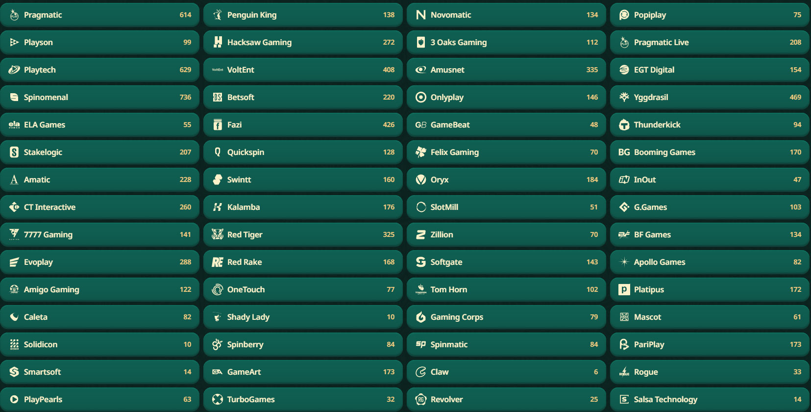 GoKong-Casino-Providers