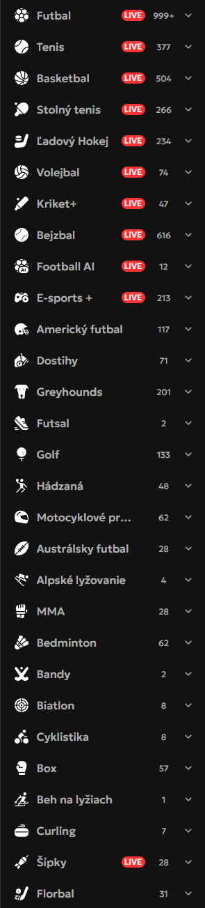 Spinsy Casino Sports