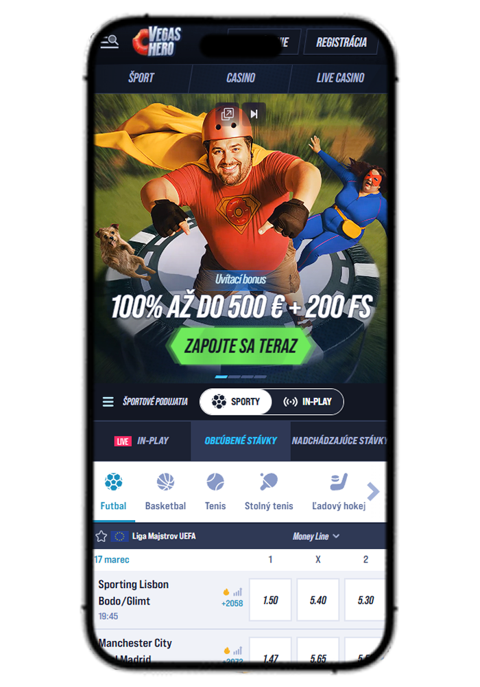 VegasHero Casino Mobile