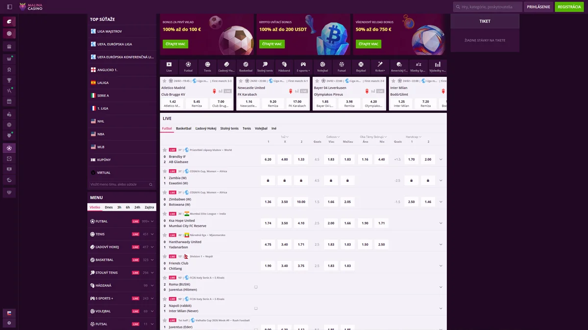 Malina Casino Sports Betting