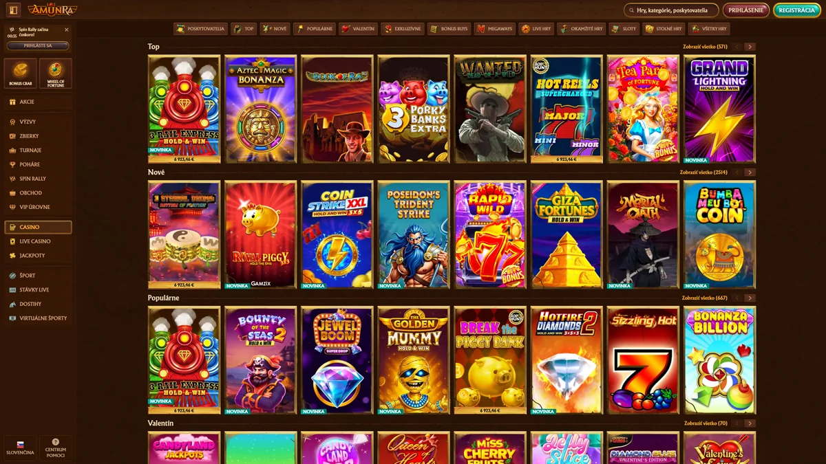 AmunRa Casino Slots
