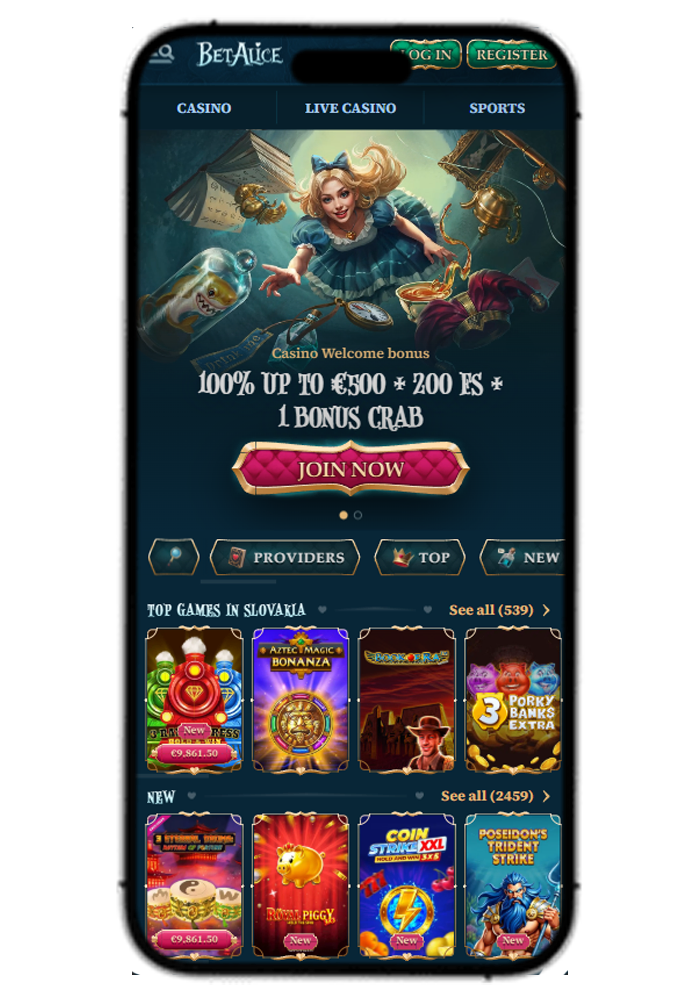 Bet-Alice-Mobile-View