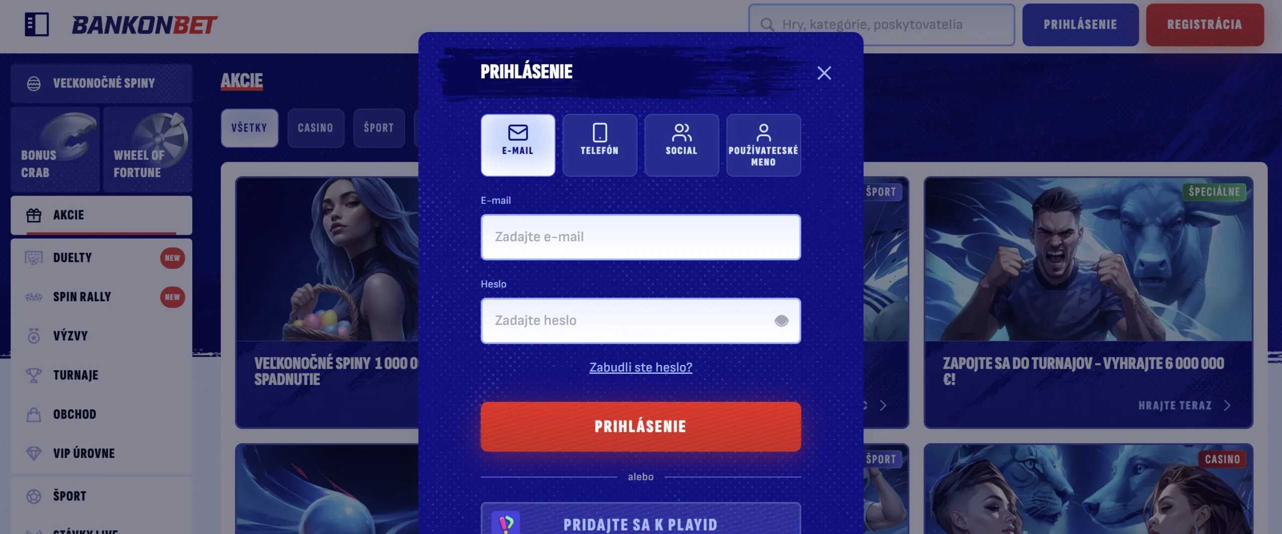 BankonBet-Login