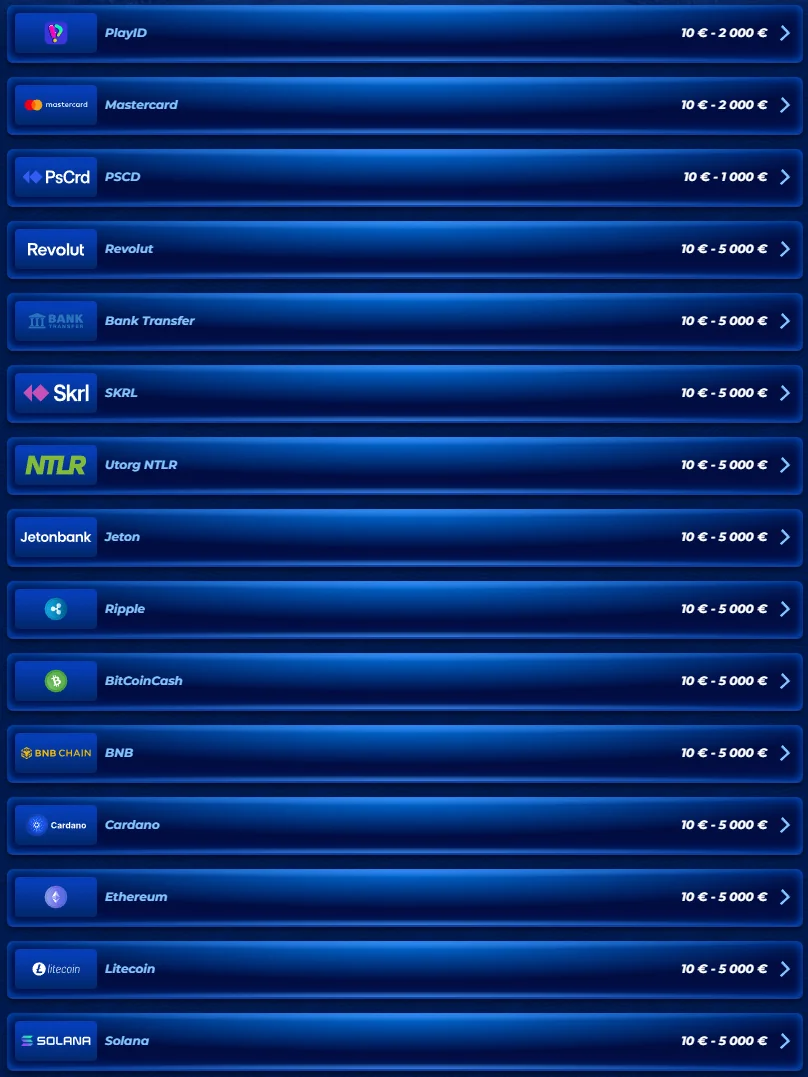 BassBet Casino Payments